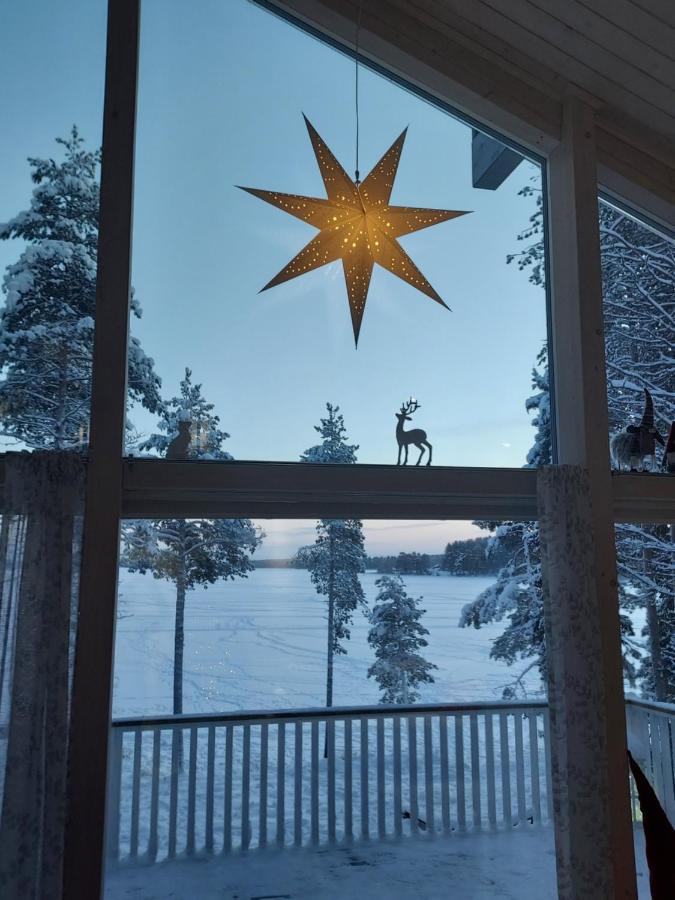 Villa Sirius Sieri, Nice Log-Cottage By The Lake Rovaniemi Esterno foto