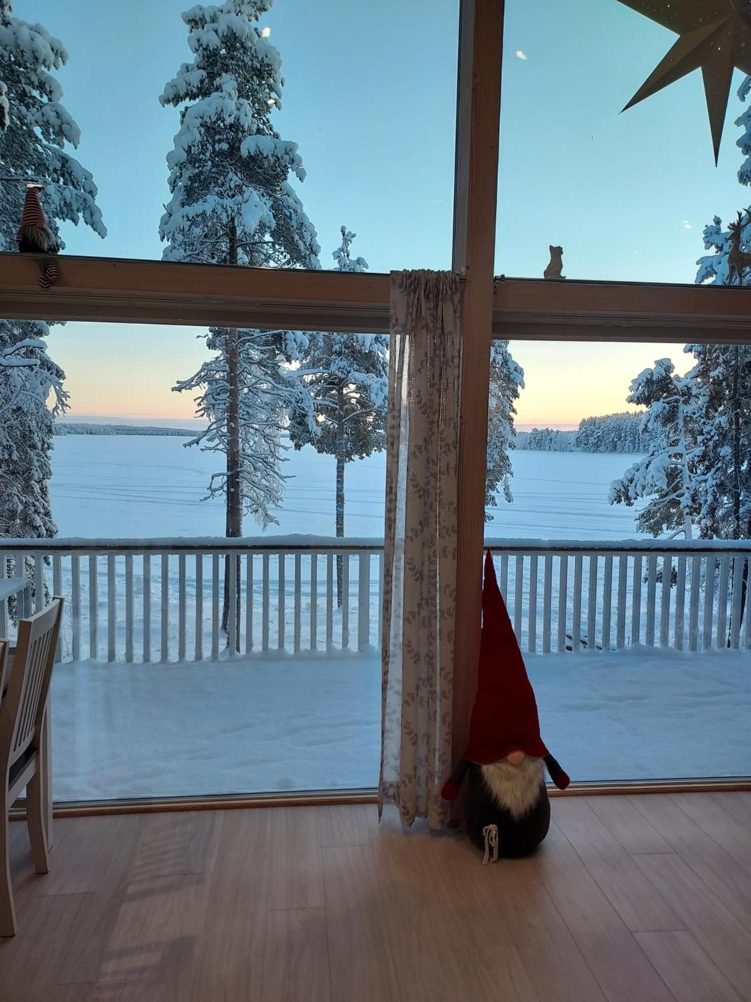 Villa Sirius Sieri, Nice Log-Cottage By The Lake Rovaniemi Esterno foto